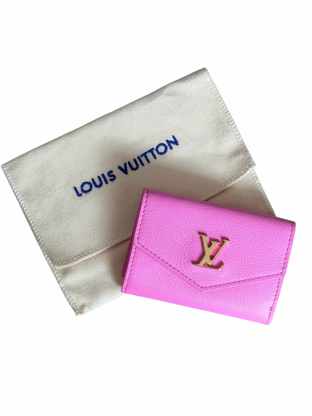 Louis Vuitton Portefeuille Lock Mini in Rose Lollipop- FREE COA - Picture 2 of 5